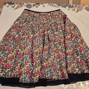 Christopher and Bank's Floral Skirt